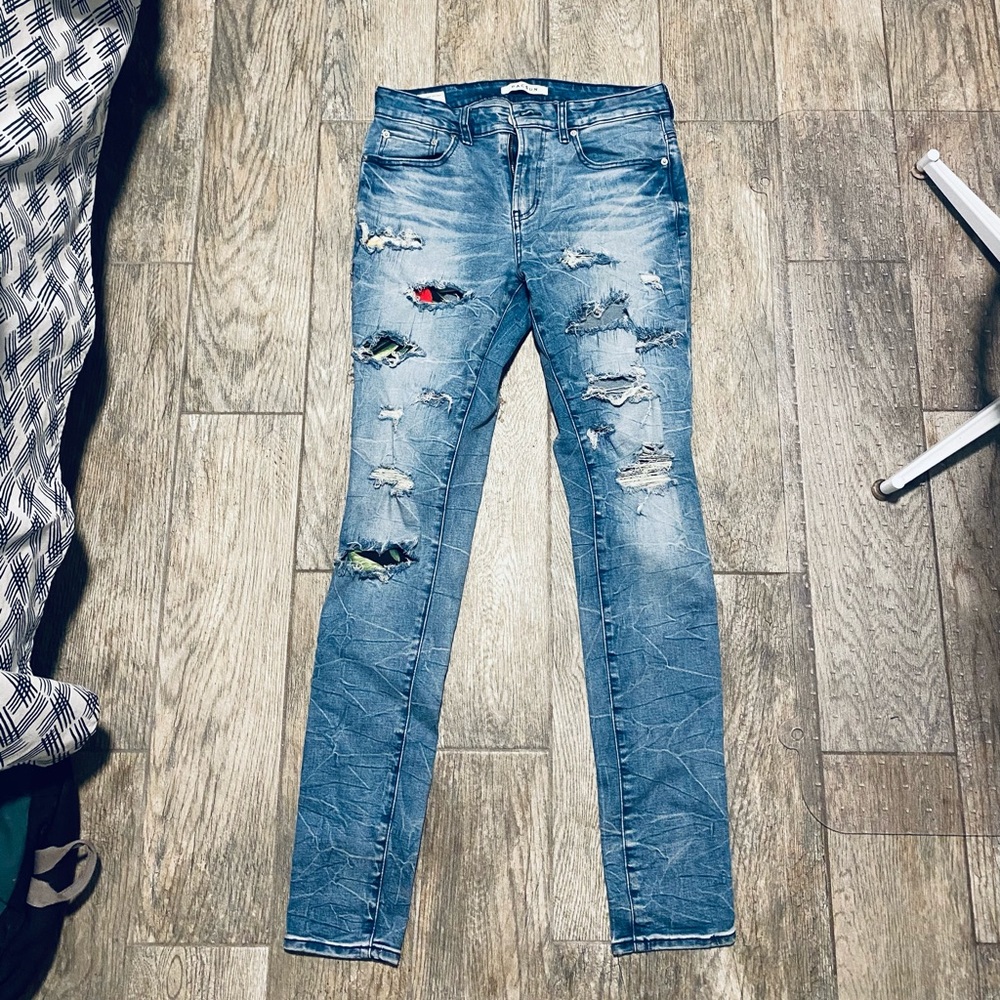 Pacsun Distressed Skinny Jeans 31x32